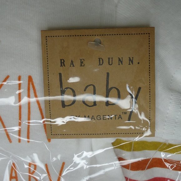 Rae Dunn* Baby Pant Set With Hat "Pumpkin Spice Baby" 3 Snap Bottom Onesie~ 6-9M - Picture 4 of 8